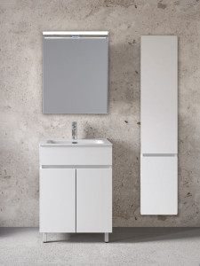 Furnibath Toledo 60 CWH White Έπιπλο Μπάνιου Μελαμινικό