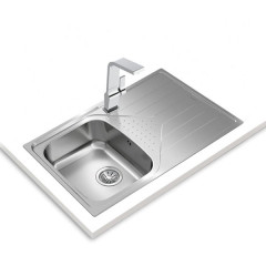 Teka Universe 45 T-XP 1B 1D Νεροχύτης Ανοξείδωτος Ένθετος