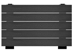 WPC DECK Σανίδα Περίφραξης Black 2042-13