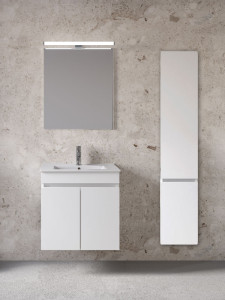 Furnibath Valencia 61 CWH White Έπιπλο Μπάνιου Λευκό