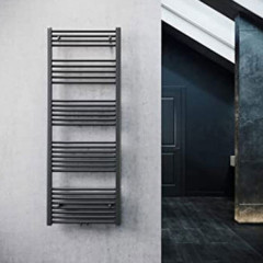 Westcal Θερμαντική Πετσετοκρεμάστρα Ανθρακί Ματ 40 X 180 cm