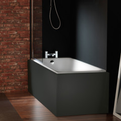 Carron Profile Carronite Low Rim 170 Μπανιέρα Ευθύγραμμη