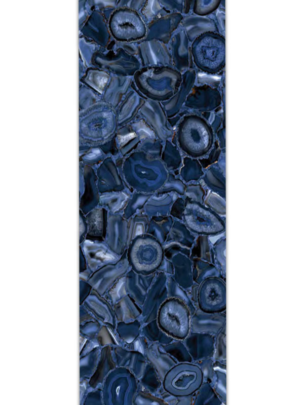 Corgres Slabs Agata Blue Polished Πλακάκι Επένδυσης