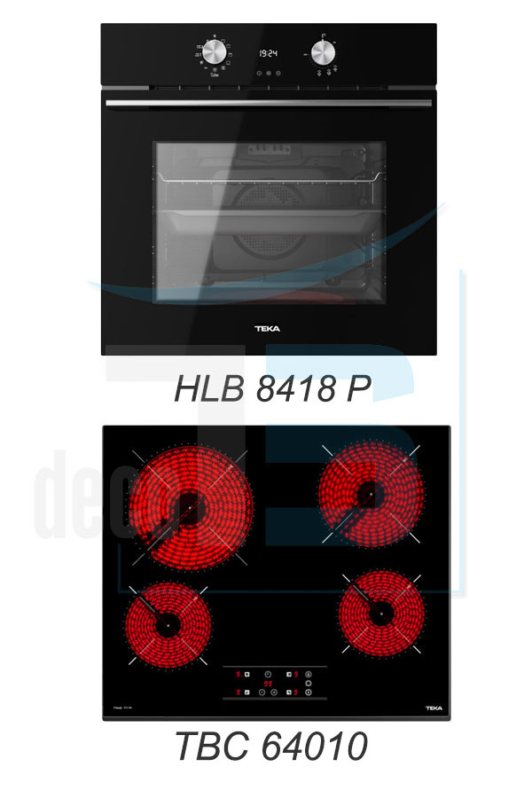 Teka Set HLB 8418 P BK + TBC 64010 Προσφορές Ηλεκτρικών Συσκευών