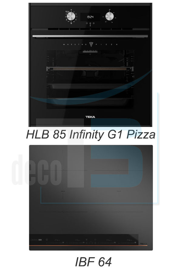 Teka Set HLB 85 Infinity G1 Maestro Pizza Black Matt + IBF 64 Προσφορές Ηλεκτρικών Συσκευών