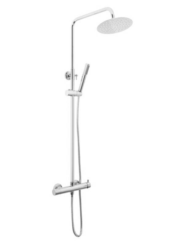 Gloria VIP Chrome 183192 Στήλη Ντους Με Μπαταρία