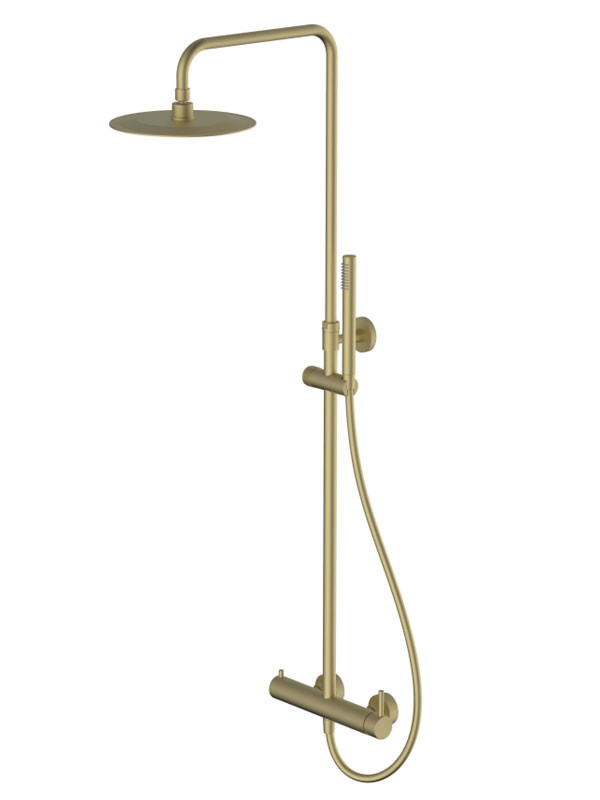 Teorema Slope Soft Brass 320940 Στήλη Ντους Με Μπαταρία