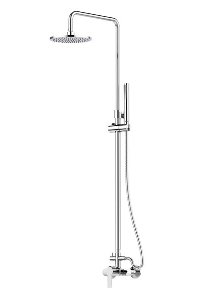 Cora Mist 350065-100 Chrome Στήλη Ντους Με Μπαταρία