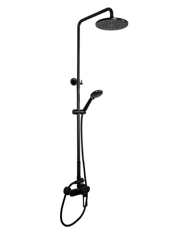 KLS Diva Black Matt 690650 DMB Στήλη Ντους Με Μπαταρία