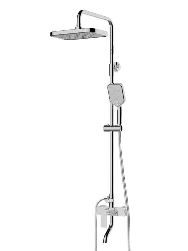 KLS Atena Chrome 690650A Στήλη Ντους Με Μπαταρία