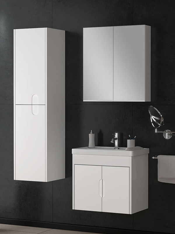 Martin Ada 60 Matte White Έπιπλο Μπάνιου