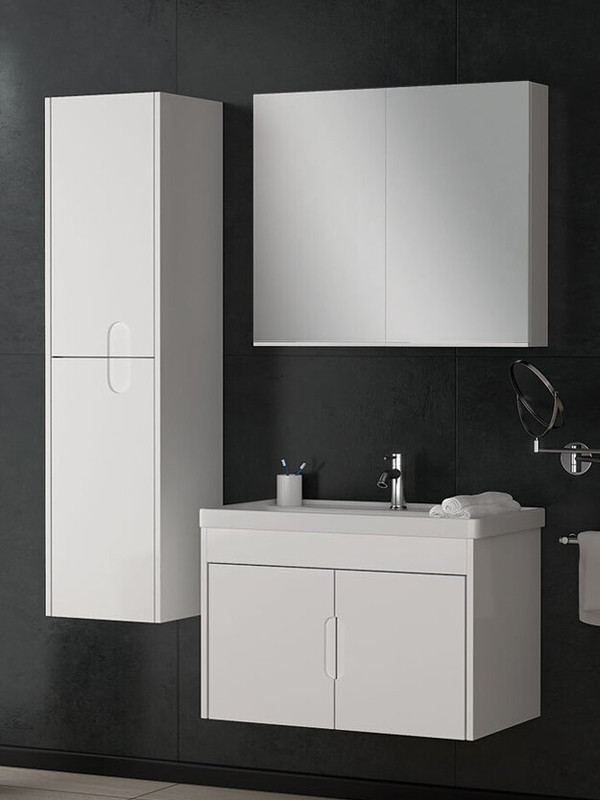 Martin Ada 80 Matte White Έπιπλο Μπάνιου