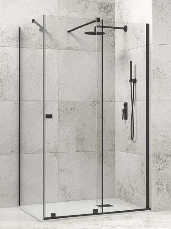 Karag Animus 400 & Walkin 1 Black Καμπίνα Ασύμμετρης Nτουζιέρας