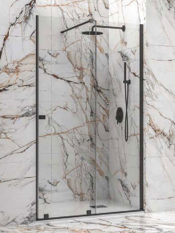 Karag Animus 400 Black Καμπίνα Ντουζιέρας Τοίχο - Τοίχο