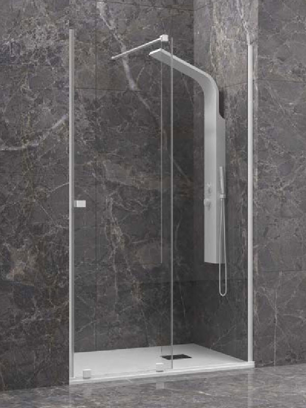 Karag Animus 400 White Καμπίνα Ντουζιέρας Τοίχο - Τοίχο