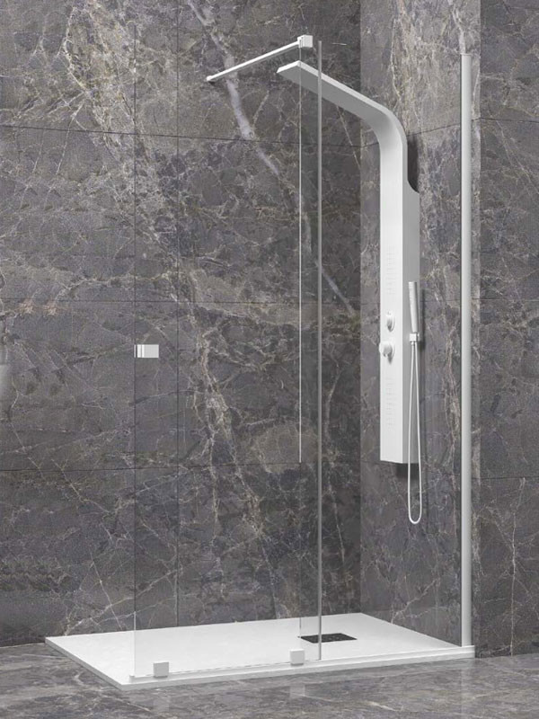 Karag Animus White Καμπίνα Παραβάν Ντουζιέρας