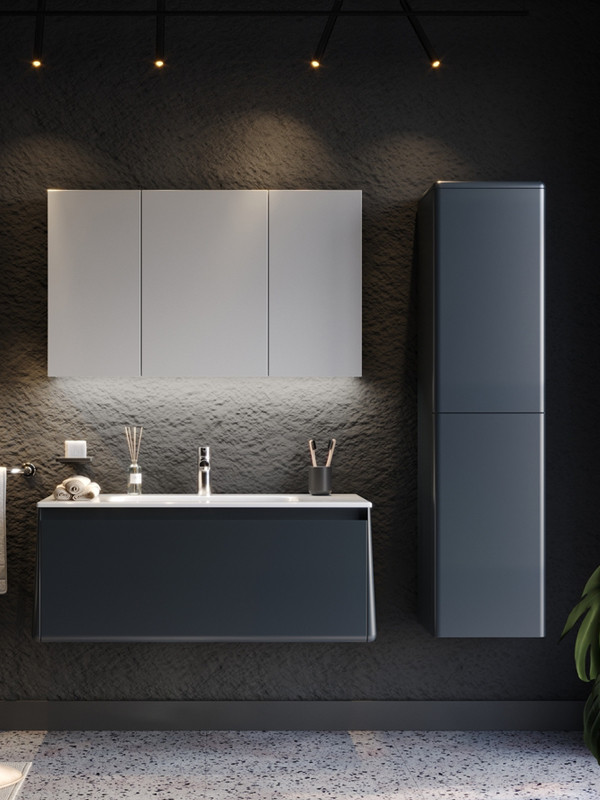 Martin Bella 100 Matte Anthracite Έπιπλο Μπάνιου