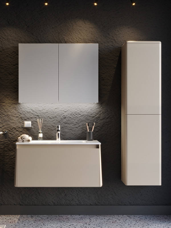 Martin Bella 80 Matte Soft Beige Έπιπλο Μπάνιου