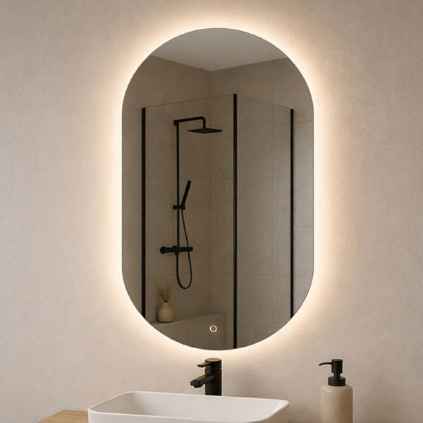 Savvopoulos Capsule 8011-11 Καθρέπτης Μπάνιου Με LED