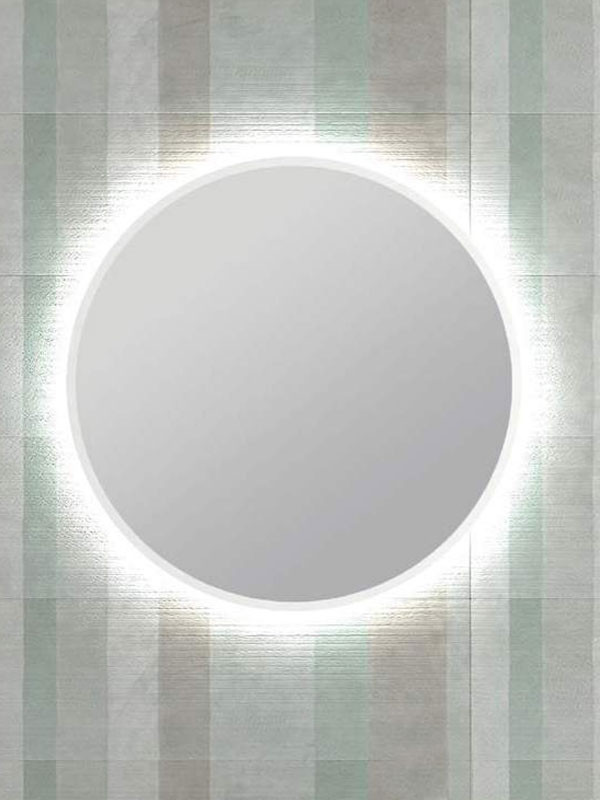 Savvopoulos Chroma 80 White Καθρέπτης Μπάνιου Με LED