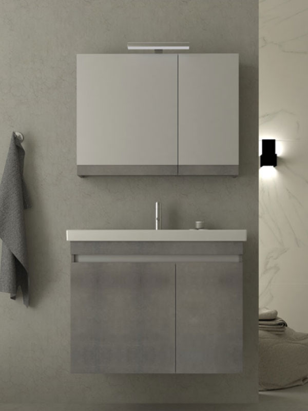 Savvopoulos City XL III 80 Έπιπλο Μπάνιου Μελαμινικό