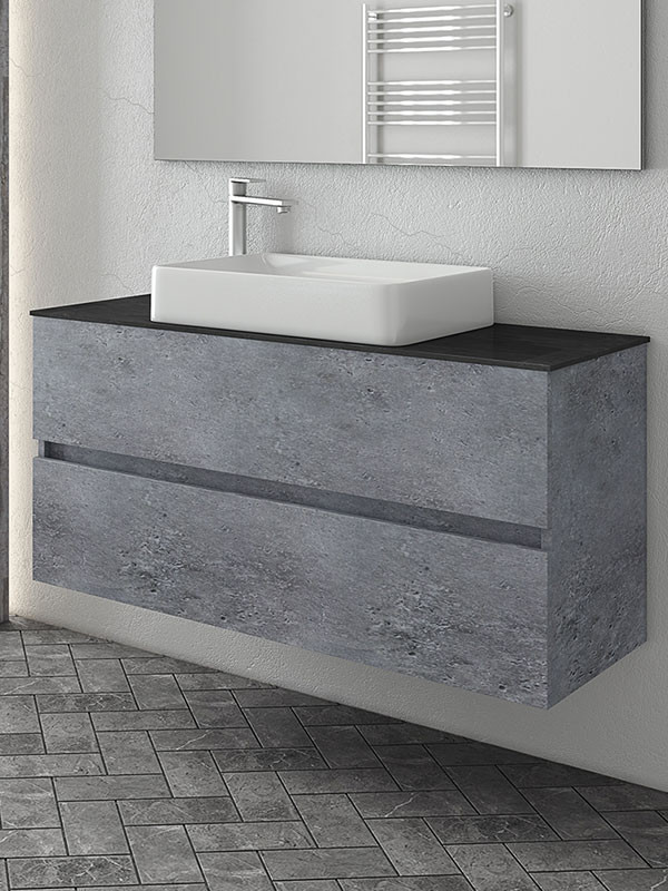 Drop Luxus 100 Granite Top-1 Βάση Επίπλου Μπάνιου Με Νιπτήρα
