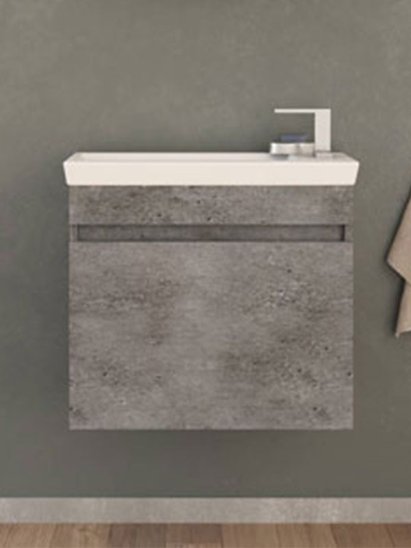 Drop Luxus 60 Granite Βάση Επίπλου Μπάνιου Με Νιπτήρα