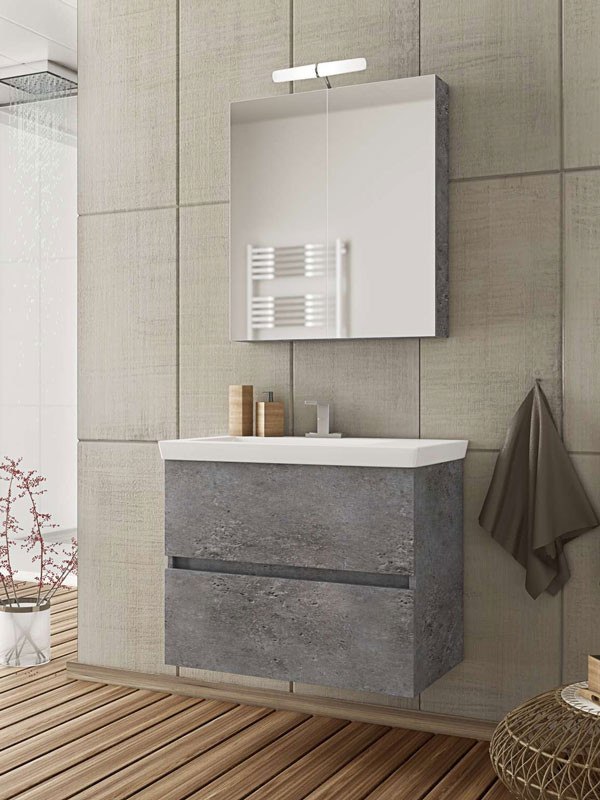 Drop Luxus 70 Granite Έπιπλο Μπάνιου Μοντέρνο