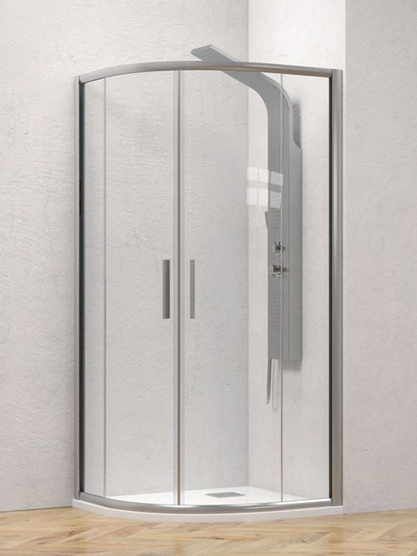 Karag EFE 200 Silver Καμπίνα Ημικυκλικής Ντουζιέρας