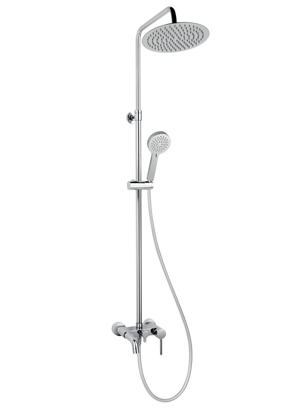 Ferro Fiesta NP79-BFI13U Chrome Στήλη Ντους Με Μπαταρία