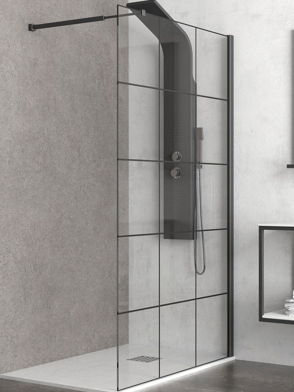 Karag Free 1 Black Καμπίνα Παραβάν Ντουζιέρας