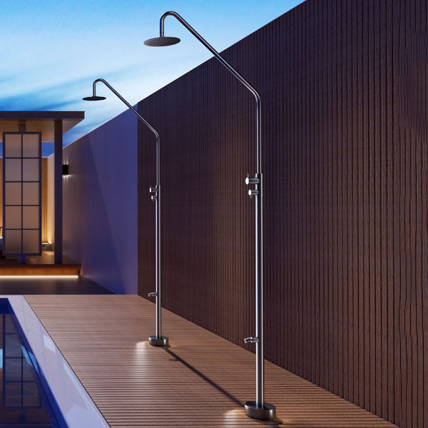 Imex Dakota GPD003/AC Inox Στήλη Ντους Εξωτερικού Χώρου