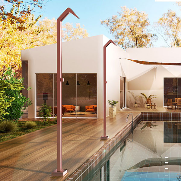 Imex Niagara GPN013/ACL Inox Coral Rose Στήλη Ντους Εξωτερικού Χώρου