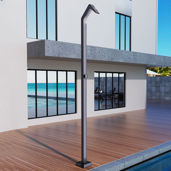 Imex Niagara GPN013/AGCB Inox Grey Στήλη Ντους Εξωτερικού Χώρου