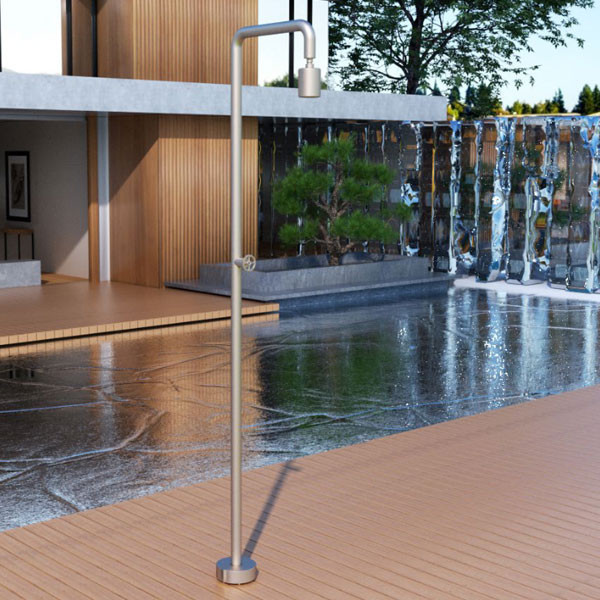 Imex Pool GPP001/AMK Inox Moka Στήλη Ντους Εξωτερικού Χώρου