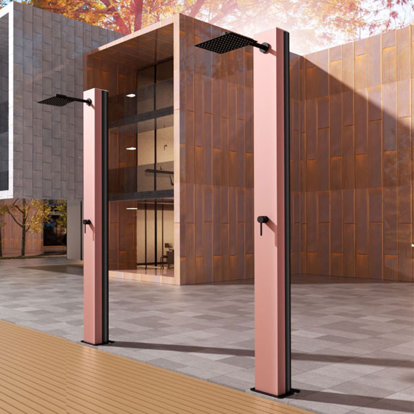 Imex Phoenix GPP015/ACL Inox Coral Rose Στήλη Ντους Εξωτερικού Χώρου