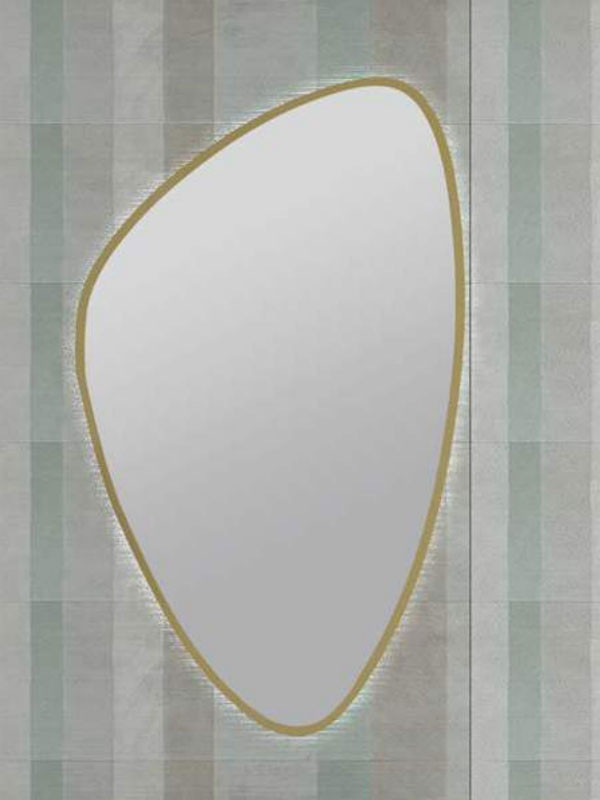 Savvopoulos Hera 6697 Bronze Καθρέπτης Μπάνιου Με LED