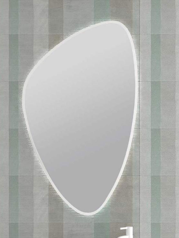 Savvopoulos Hera 6697 White Καθρέπτης Μπάνιου Με LED