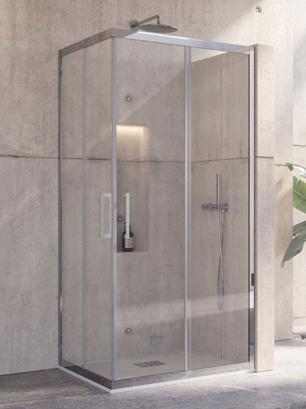 Karag Inox 100 Καμπίνα Tετράγωνης Nτουζιέρας