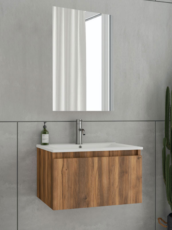 Drop Liberty 60 Amber Baroque Oak 5FLIM60BO Έπιπλο Μπάνιου Μελαμινικό