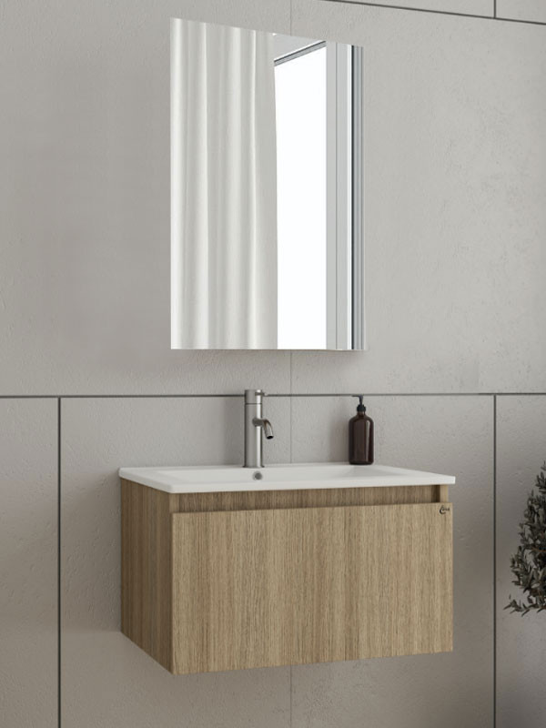 Drop Liberty 60 Slavonia Oak 5FLIM60SO Έπιπλο Μπάνιου Μελαμινικό