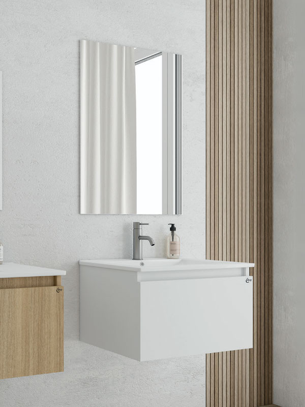 Drop Liberty 60 White 5FLIM60WH Έπιπλο Μπάνιου Μελαμινικό