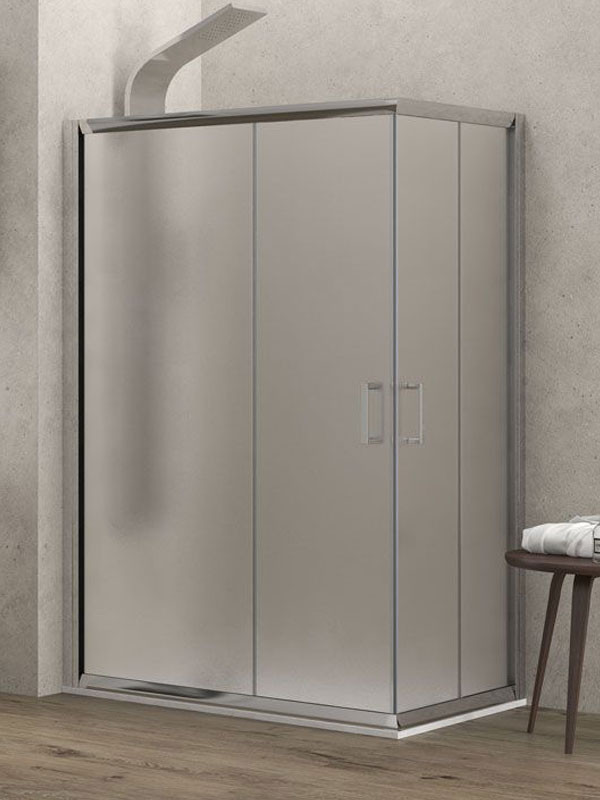 Karag New Flora 100 Fabric  Καμπίνα Ασύμμετρης Ντουζιέρας