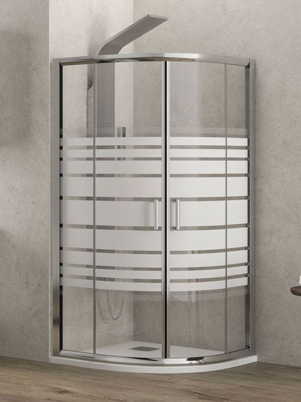 Karag New Flora 200 Serigrafato Καμπίνα Ημικυκλικής Ντουζιέρας