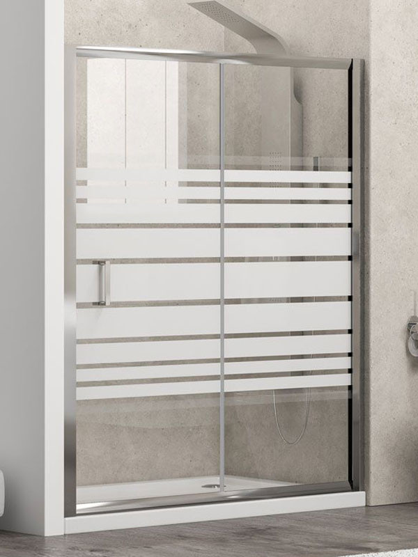 Karag New Flora 500 Serigrafato Καμπίνα Ντουζιέρας Τοίχο - Τοίχο