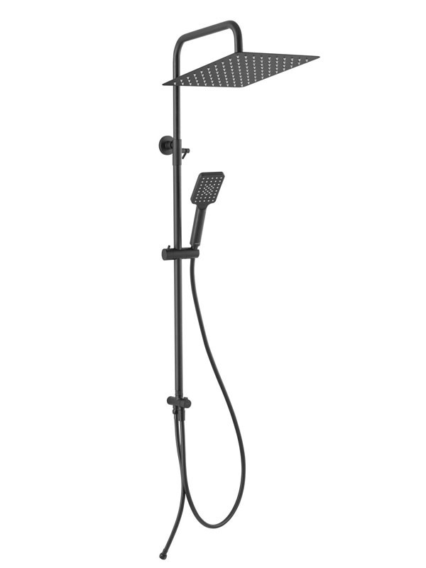 Ferro Wizard Square Pro NP48-BL Black Στήλη Ντους Χωρίς Μπαταρία