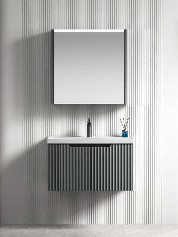 Martin Ophelia 60 Carbon Grey  Έπιπλο Μπάνιου HDPE High Density Αδιάβροχο