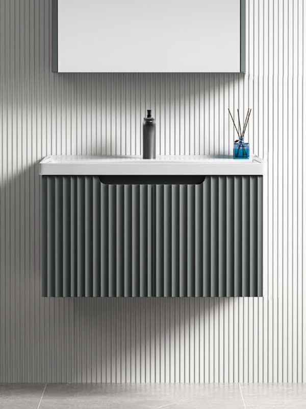 Martin Ophelia 60 Carbon Grey Βάση Επίπλου Μπάνιου Με Νιπτήρα