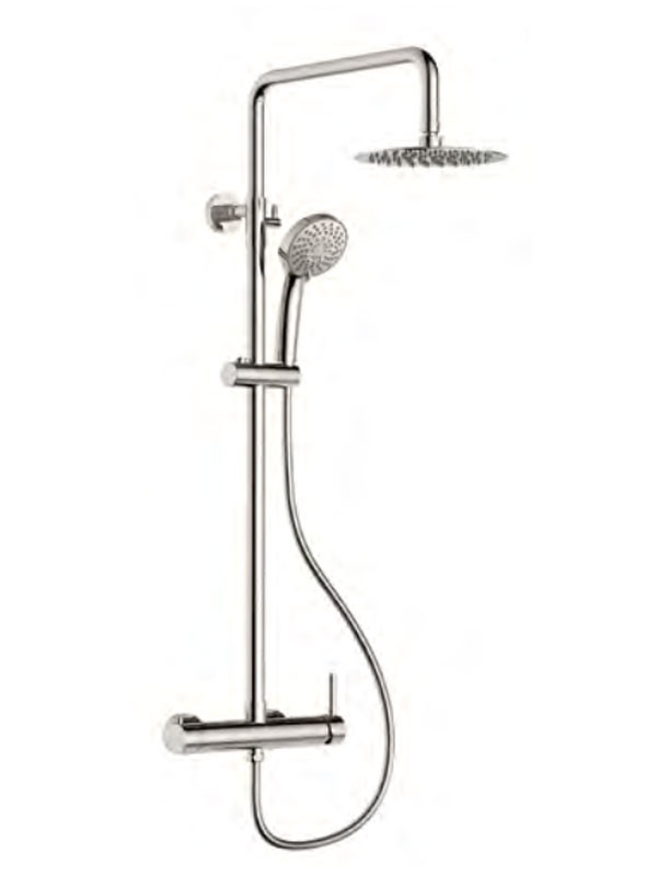 Corgres Rea 4267 Satin Στήλη Ντους Με Μπαταρία