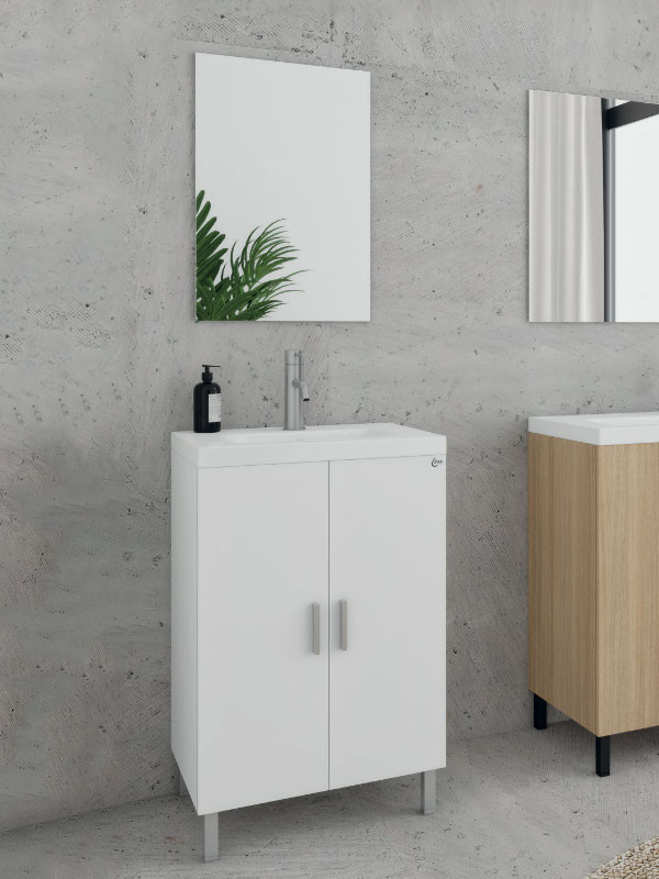 Drop Roma 60 White 5FRMM60WH Έπιπλο Μπάνιου Λευκό